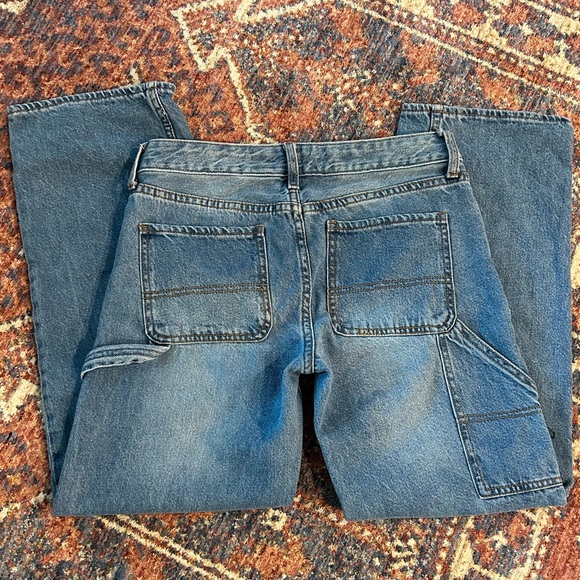 Low Rise Carpenter Boyfriend Jeans - Picture 4 of 6